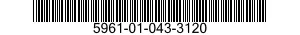 5961-01-043-3120  5961010433120 010433120