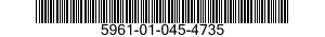 5961-01-045-4735 TRANSISTOR 5961010454735 010454735