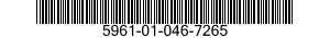 5961-01-046-7265 SEMICONDUCTOR DEVICE,DIODE 5961010467265 010467265