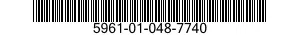 5961-01-048-7740 SEMICONDUCTOR DEVICES,UNITIZED 5961010487740 010487740
