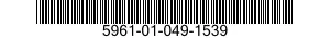 5961-01-049-1539 SEMICONDUCTOR DEVICES,UNITIZED 5961010491539 010491539