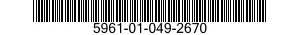 5961-01-049-2670  5961010492670 010492670