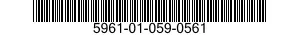 5961-01-059-0561 TRANSISTOR 5961010590561 010590561