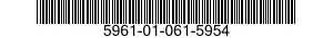 5961-01-061-5954 SEMICONDUCTOR DEVICE,DIODE 5961010615954 010615954
