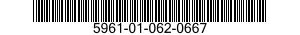 5961-01-062-0667 SEMICONDUCTOR DEVICE,DIODE 5961010620667 010620667