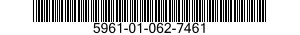 5961-01-062-7461 TRANSISTOR 5961010627461 010627461