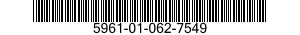 5961-01-062-7549 SEMICONDUCTOR DEVICES,UNITIZED 5961010627549 010627549