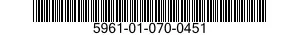 5961-01-070-0451  5961010700451 010700451