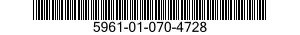 5961-01-070-4728 TRANSISTOR 5961010704728 010704728