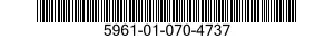 5961-01-070-4737 TRANSISTOR 5961010704737 010704737