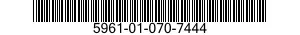 5961-01-070-7444  5961010707444 010707444