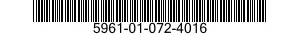 5961-01-072-4016 SEMICONDUCTOR DEVICE,DIODE 5961010724016 010724016
