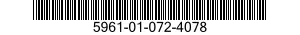 5961-01-072-4078 SEMICONDUCTOR DEVICES,UNITIZED 5961010724078 010724078