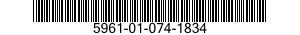 5961-01-074-1834 MICROCIRCUIT,LINEAR 5961010741834 010741834