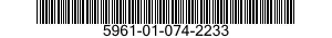 5961-01-074-2233 TRANSISTOR 5961010742233 010742233
