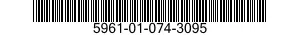5961-01-074-3095 TRANSISTOR 5961010743095 010743095