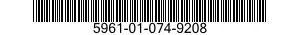 5961-01-074-9208 SEMICONDUCTOR DEVICE,DIODE 5961010749208 010749208