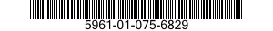 5961-01-075-6829 SEMICONDUCTOR DEVICE,DIODE 5961010756829 010756829