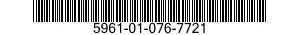 5961-01-076-7721 SEMICONDUCTOR DEVICE,DIODE 5961010767721 010767721