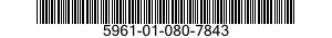 5961-01-080-7843 SEMICONDUCTOR DEVICE,DIODE 5961010807843 010807843