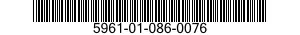 5961-01-086-0076 TRANSISTOR 5961010860076 010860076