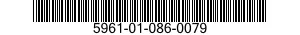 5961-01-086-0079 SEMICONDUCTOR DEVICE,DIODE 5961010860079 010860079