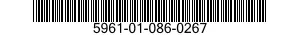 5961-01-086-0267  5961010860267 010860267