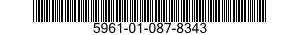 5961-01-087-8343 SEMICONDUCTOR DEVICE,DIODE 5961010878343 010878343