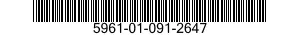 5961-01-091-2647 SEMICONDUCTOR DEVICE,DIODE 5961010912647 010912647