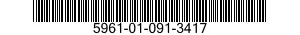 5961-01-091-3417 SEMICONDUCTOR DEVICE ASSEMBLY 5961010913417 010913417