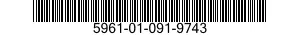 5961-01-091-9743 SEMICONDUCTOR DEVICE,DIODE 5961010919743 010919743