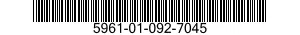 5961-01-092-7045 TRANSISTOR 5961010927045 010927045