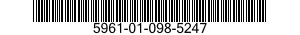 5961-01-098-5247 SEMICONDUCTOR DEVICE,DIODE 5961010985247 010985247