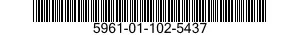 5961-01-102-5437 TRANSISTOR 5961011025437 011025437