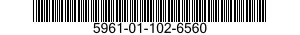 5961-01-102-6560 SEMICONDUCTOR DEVICE,DIODE 5961011026560 011026560