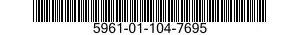 5961-01-104-7695 RECTIFIER,SEMICONDUCTOR DEVICE,U 5961011047695 011047695