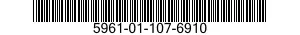 5961-01-107-6910 RECTIFIER,SEMICONDUCTOR DEVICE,UNITIZED 5961011076910 011076910