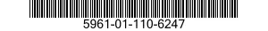 5961-01-110-6247 DIODE 5961011106247 011106247