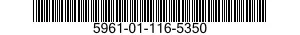 5961-01-116-5350 TRANSISTOR 5961011165350 011165350