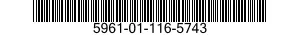 5961-01-116-5743  5961011165743 011165743