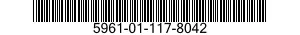 5961-01-117-8042 SEMICONDUCTOR DEVICE,DIODE 5961011178042 011178042