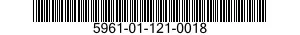 5961-01-121-0018 TRANSISTOR 5961011210018 011210018