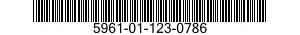 5961-01-123-0786 SEMICONDUCTOR DEVICE,THYRISTOR 5961011230786 011230786