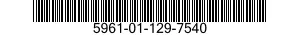 5961-01-129-7540 SEMICONDUCTOR DEVICE,DIODE 5961011297540 011297540