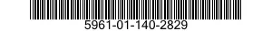 5961-01-140-2829 TRANSISTOR 5961011402829 011402829