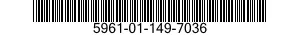 5961-01-149-7036  5961011497036 011497036