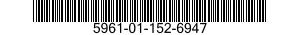 5961-01-152-6947 SEMICONDUCTOR DEVICE,DIODE 5961011526947 011526947