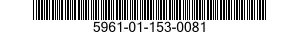 5961-01-153-0081 COVER,SEMICONDUCTOR DEVICE 5961011530081 011530081