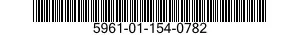 5961-01-154-0782 SEMICONDUCTOR DEVICE ASSEMBLY 5961011540782 011540782
