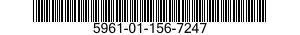 5961-01-156-7247 SEMICONDUCTOR DEVICE ASSEMBLY 5961011567247 011567247